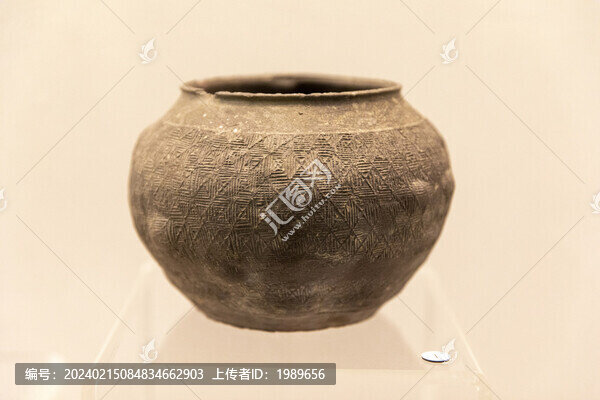 麻布紋硬陶罐