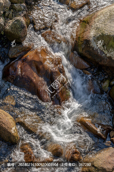 山泉小溪流