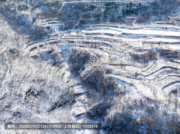濟(jì)南拔槊泉村雪景