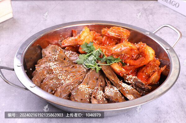 干鍋鴨頭蝦