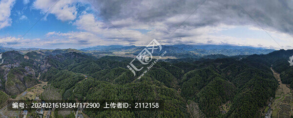 湖南崀山全景