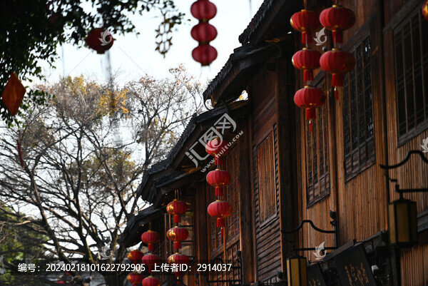 福建三坊七巷春季裝飾