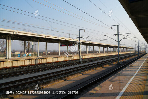 鄠邑站高鐵站鐵路