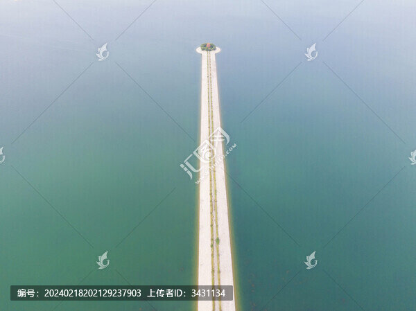 山東濟(jì)南玉清湖水庫航拍