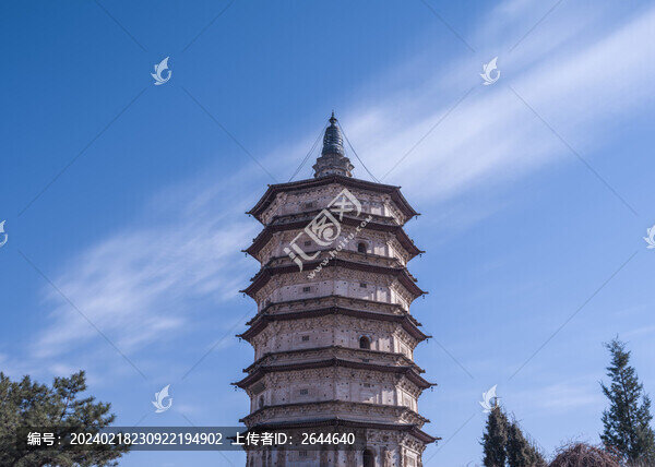 呼和浩特白塔萬(wàn)部華嚴(yán)經(jīng)塔