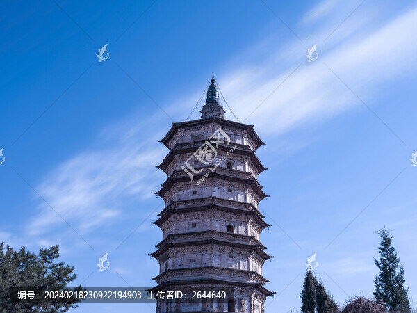 呼和浩特白塔萬(wàn)部華嚴(yán)經(jīng)塔