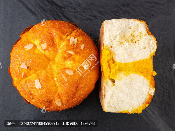 椰皇布里歐面包