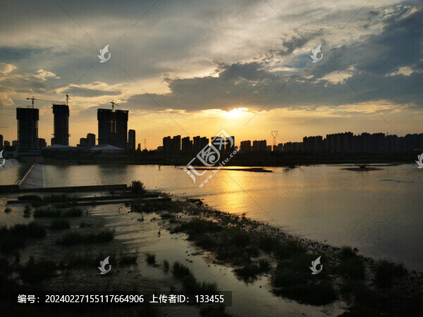 夕陽浐灞