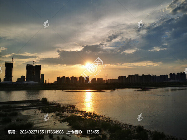 夕陽浐灞