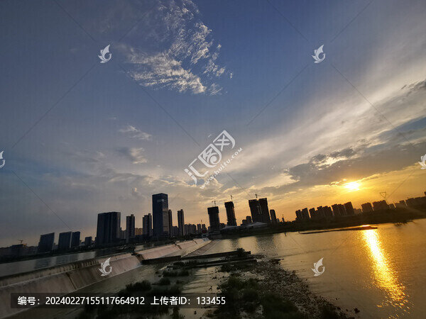 夕陽浐灞