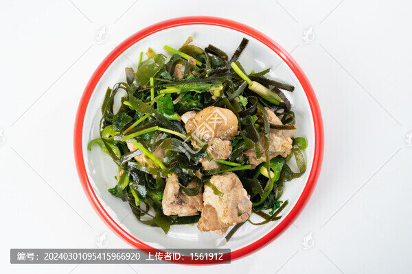 海帶絲燒排骨