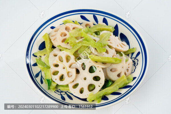 苦瓜炒蓮藕
