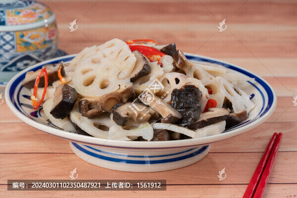 香菇藕片