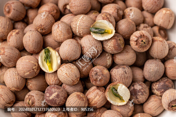 帶芯紅蓮子