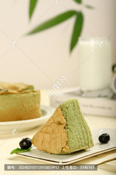 抹茶戚風(fēng)蛋糕