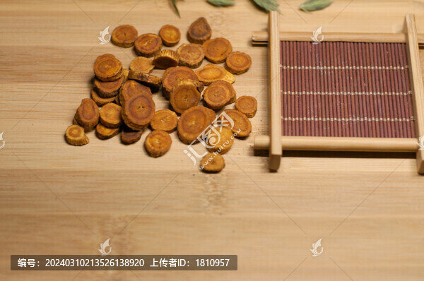灸黃芪中藥飲片