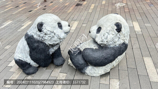 熊貓雕塑