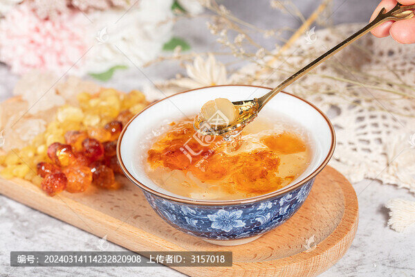 桃膠雪燕皂角米