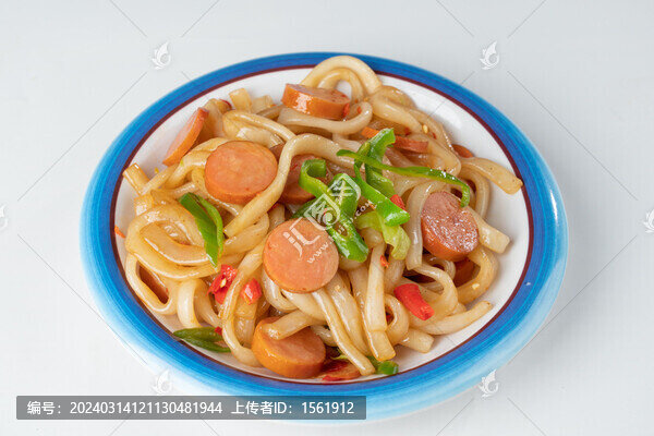 香腸炒土豆粉