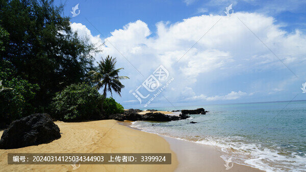 海南風光海洋云彩