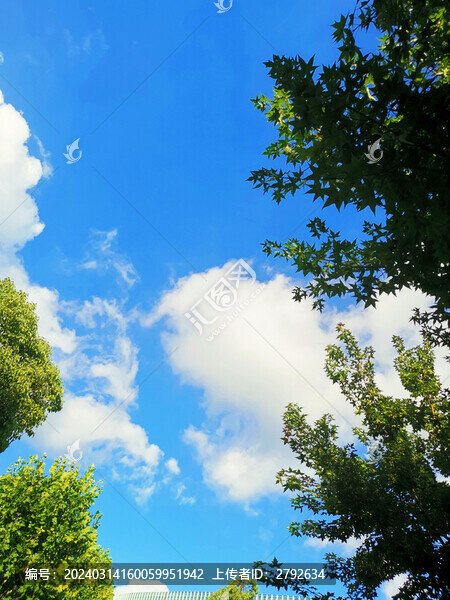 藍天白云