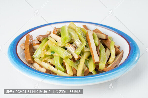 青筍炒豆干