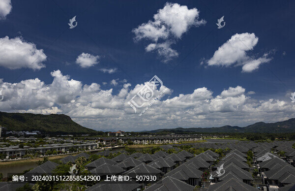 山水藍(lán)天白云