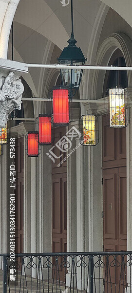 歐建筑中國(guó)燈籠