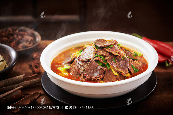 青菜燒牛肉