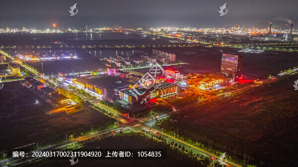 東營(yíng)港經(jīng)濟(jì)開發(fā)區(qū)夜景