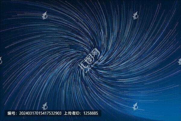 白土崗峰火臺星空星軌夜景