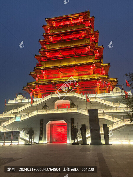 西安夜景