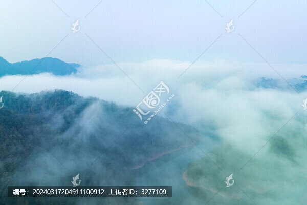 杭州千島湖云海風(fēng)光
