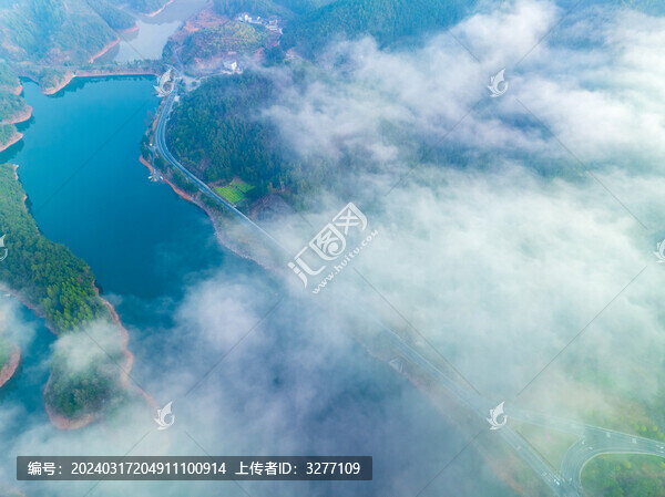 杭州千島湖云海風(fēng)光