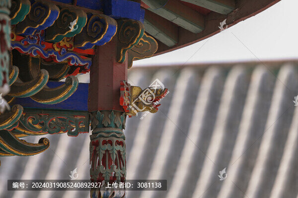 龍雕刻龍元素龍檐獸山陜甘會館