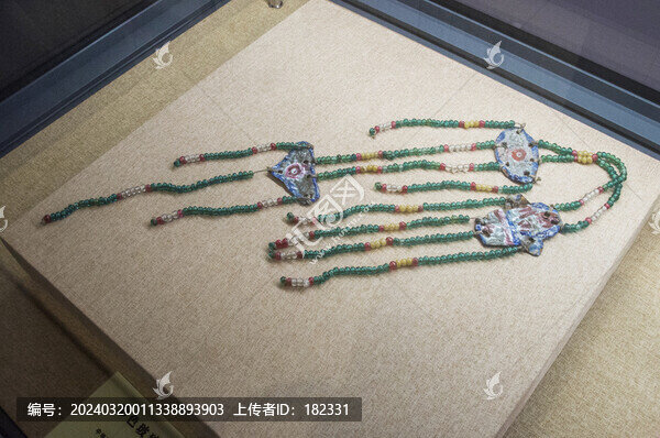 彩色玻璃珠項鏈