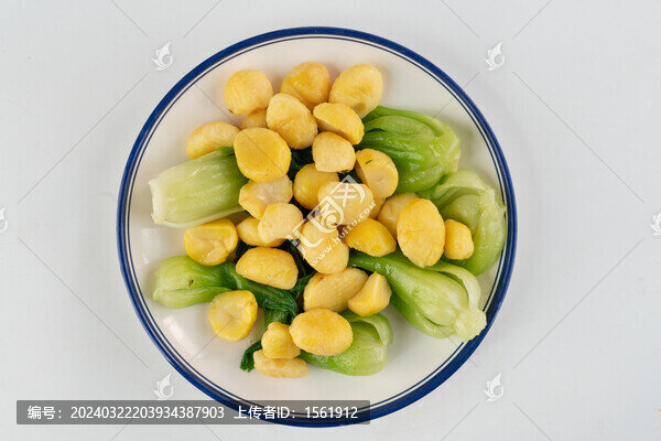 板栗菜心