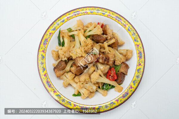 菜花燒五花肉