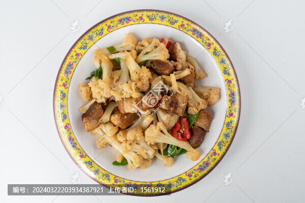 菜花燒五花肉