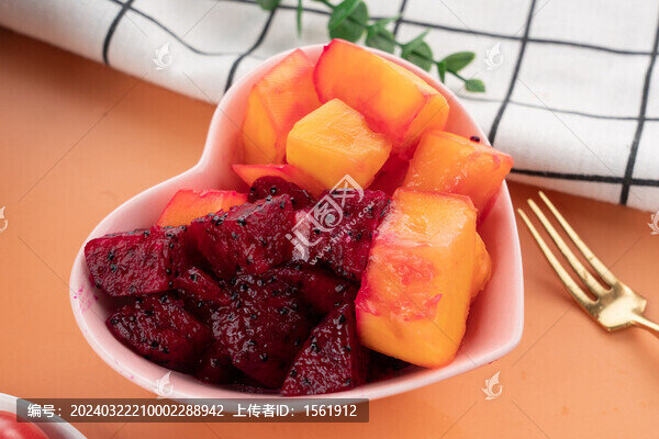 木瓜拼火龍果