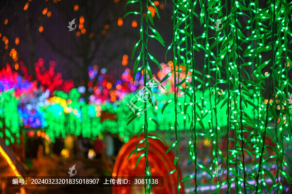 燈會(huì)燈籠彩燈開封大宋武俠城夜景