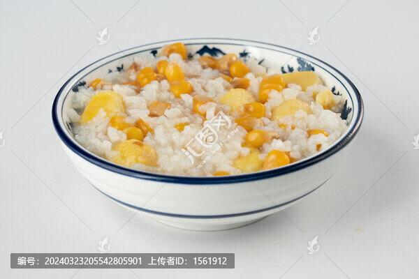 板栗玉米粥