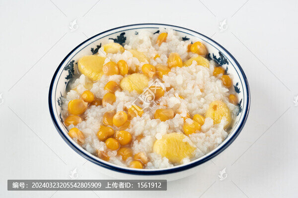 板栗玉米粥
