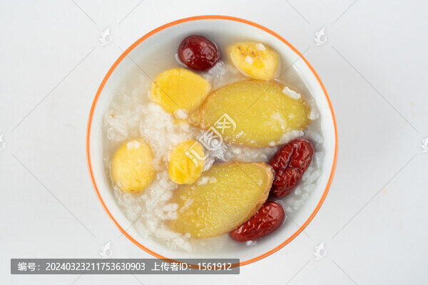 姜棗板栗粥