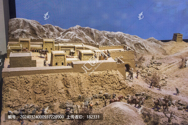 烏拉泊古城遺址復原景觀