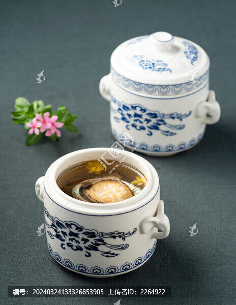 石斛花燉鮮鮑