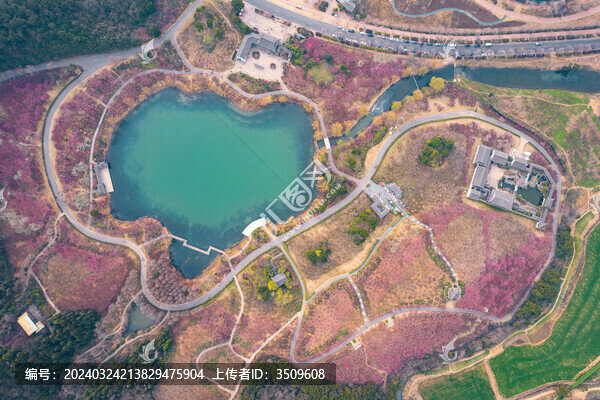 航拍張家港香山梅嶺風(fēng)景區(qū)