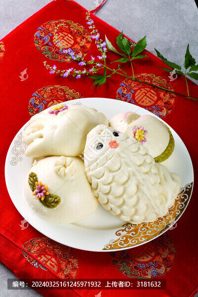 花色饅頭