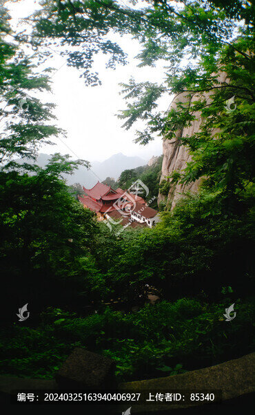 九華山拜經(jīng)臺(tái)古剎
