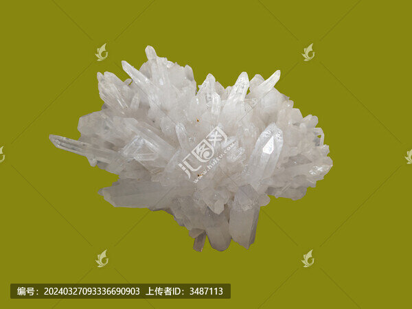 石英礦石摳圖無(wú)機(jī)礦物質(zhì)